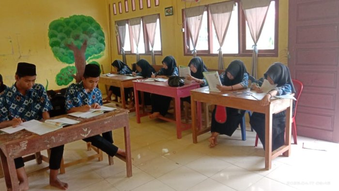 Kegiatan Belajar Mengajar SKI Kelas VIII di MTsN 6 MERANGIN