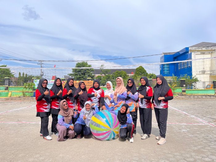 MTsN 6 Merangin Turut Meriahkan Lomba Voli Gembira Kemenag Kabupaten Merangin