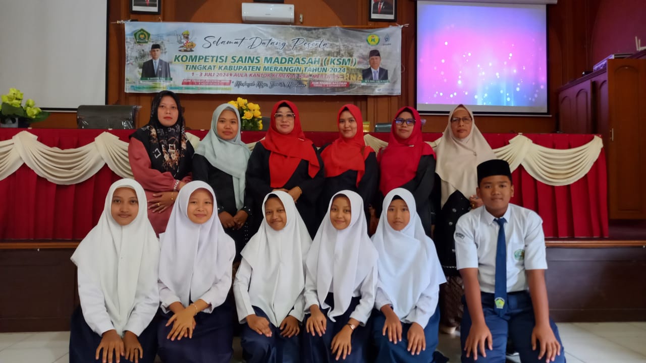 Pelaksanaan Kompetisi Sains Madrasah Tingkat MTs di Kabupaten Merangin, MTsN 6 Merangin Tampil Berkompetisi