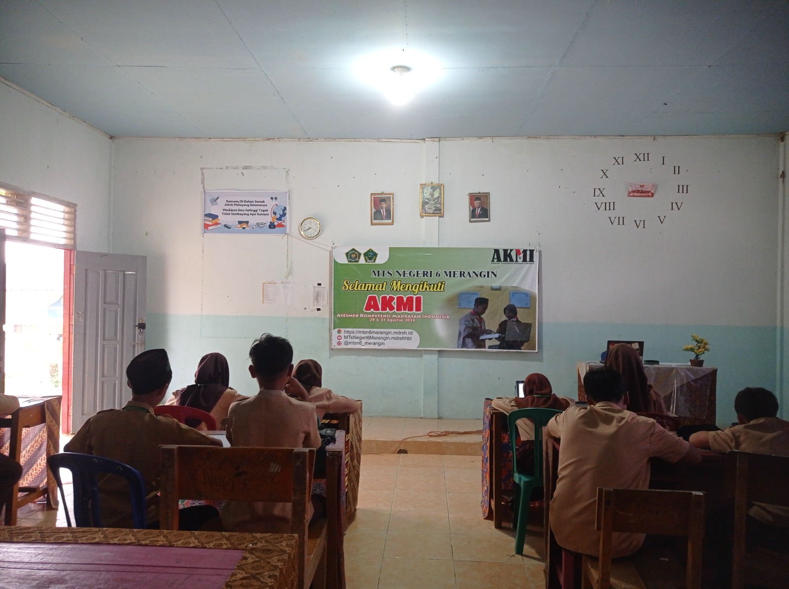 Pelaksanaan AKMI di MTs Negeri 6 Merangin: Berlangsung Lancar dari Hari Pertama hingga Terakhir