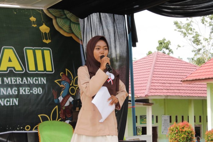 MTsN 6 Merangin Raih Juara Dua Cipta Puisi Putri