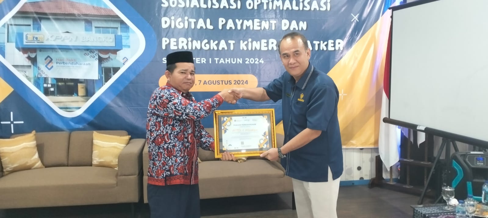 MTsN 6 Merangin Raih Peringkat 2 Kinerja Satuan Kerja Semester 1 Tahun 2024