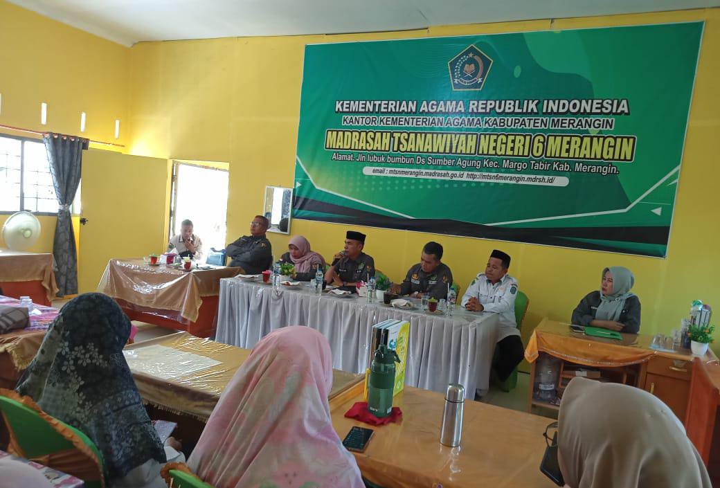 *Kunjungan Kepala Kantor Kementerian Agama Kabupaten Merangin, Bapak Khusaini, S.Ag beserta Rombongan di MTsN 6 Merangin