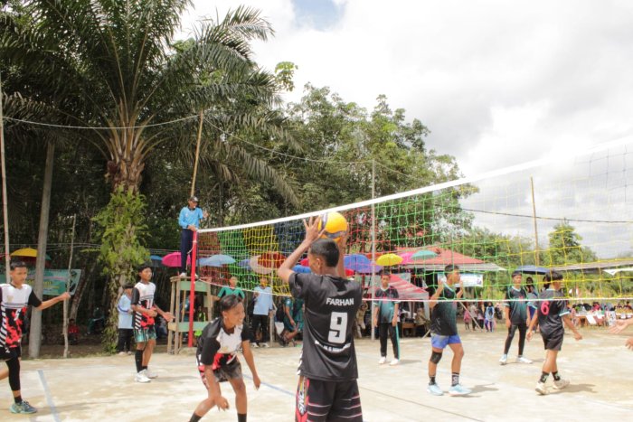 Tim Voli Putra MTsN 6 Merangin Raih Juara Dua AKSIOMA