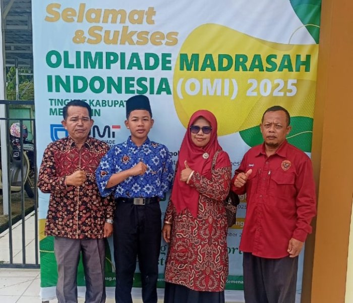 Hafiz Wakili MTsN 6 Merangin di Olimpiade Madrasah