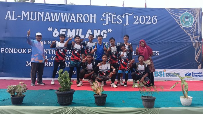Tim Voli MTsN 6 Merangin Juara di Al-Munawaroh Fest 2026