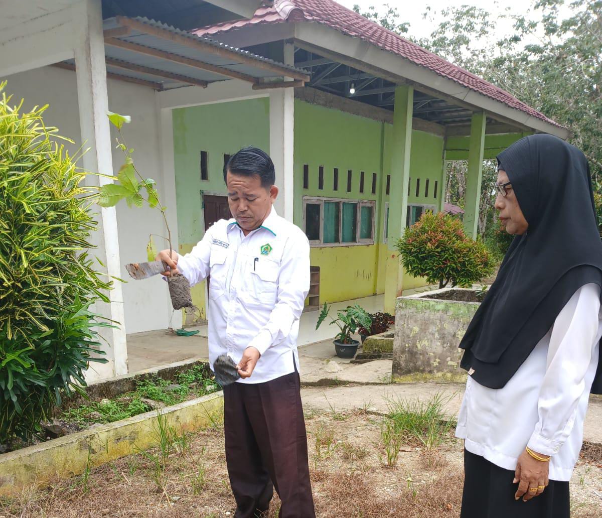 MTsN 6 Merangin Sukseskan Gerakan Penanaman 1 Juta Pohon Matoa dalam Rangka Peringatan Hari Bumi 2025