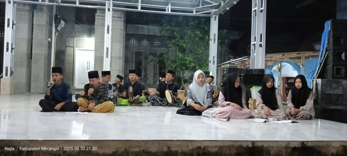 Siswa MTsN 6 Merangin Rutin Latihan Hadroh di Ponpes