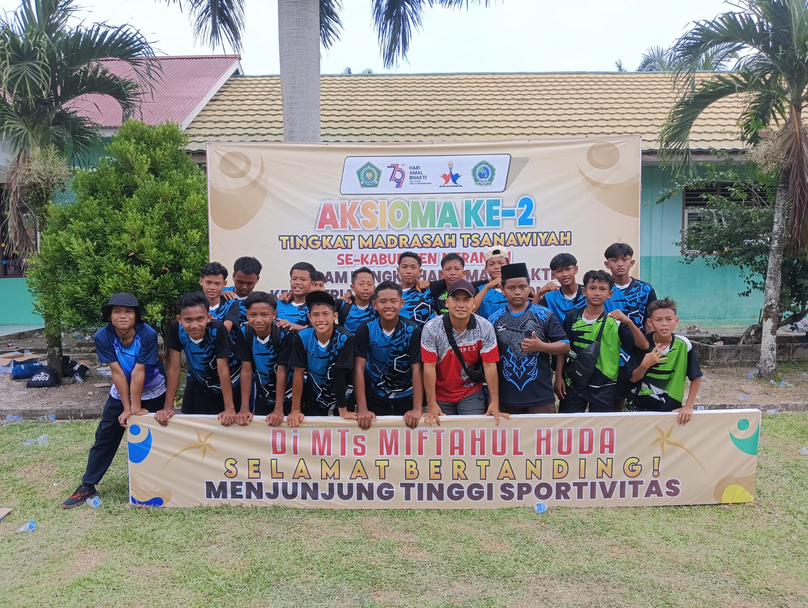 MTs N 6 Merangin Ikuti Berbagai Cabang Perlombaan dalam AKSIOMA ke-2 Tingkat Madrasah Tsanawiyah se-Kabupaten Merangin di MTs Miftahul Huda
