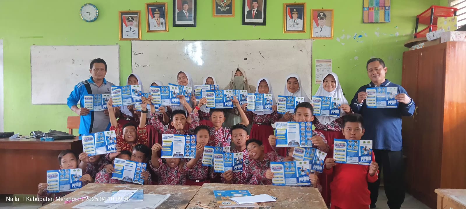 Tim PPDB MTsN 6 Merangin Gelar Sosialisasi di SDN 123 Sido Rukun