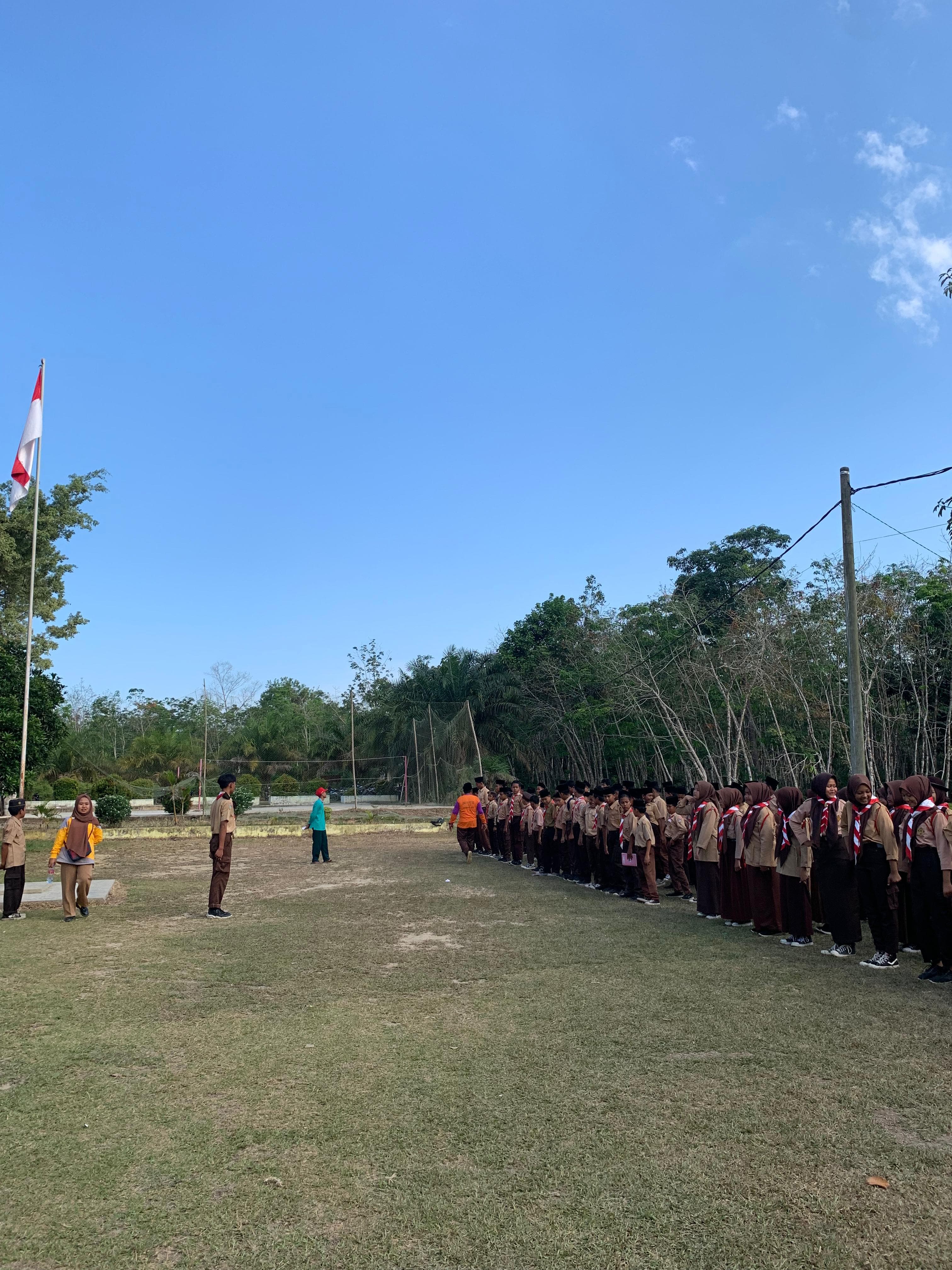 Kegiatan Pramuka MTsN 6 Merangin Disambut Antusias Siswa-Siswi