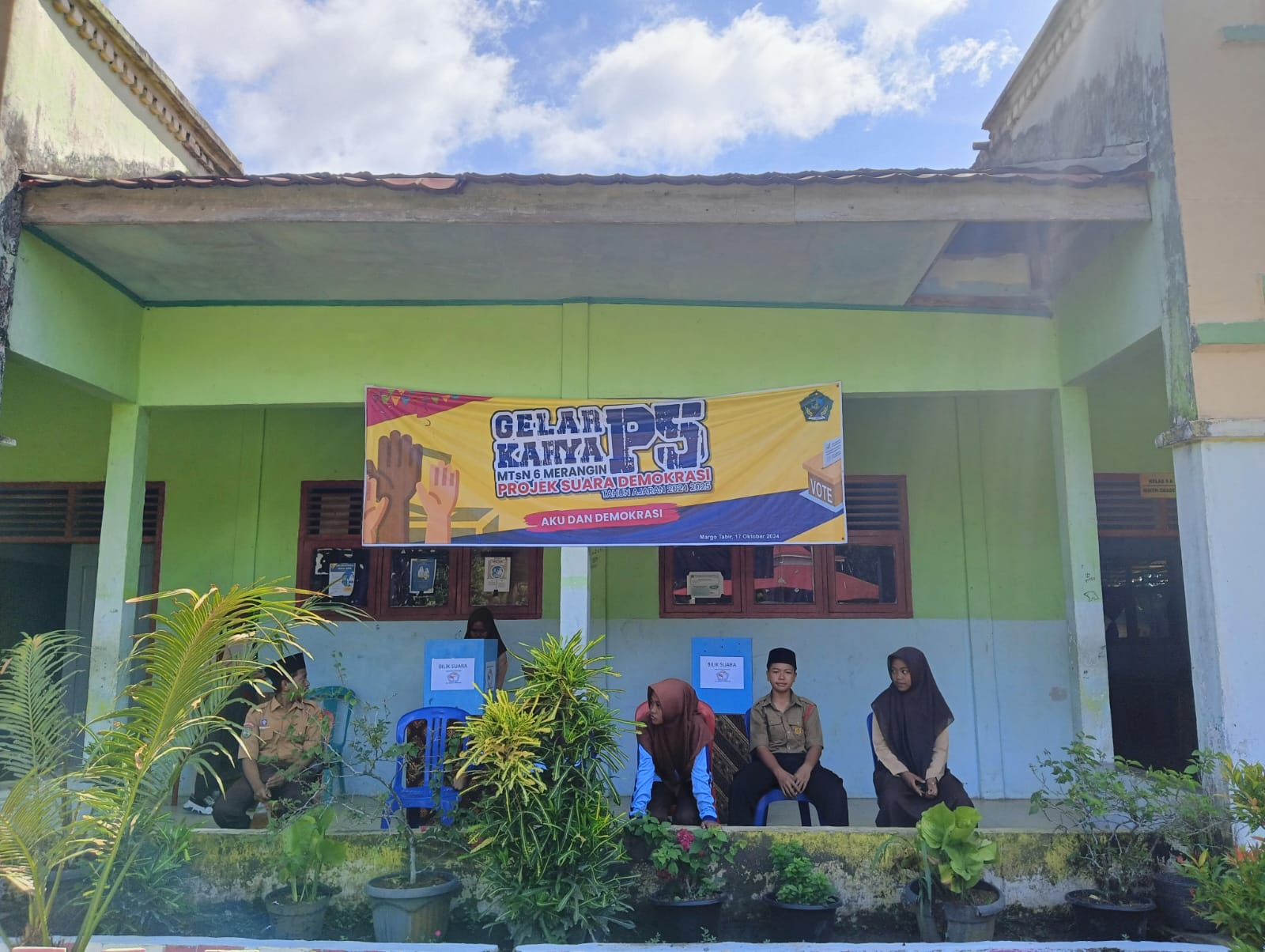 Pemilihan Ketua OSIM Periode 2024/2025 di MTSN 6 Merangin