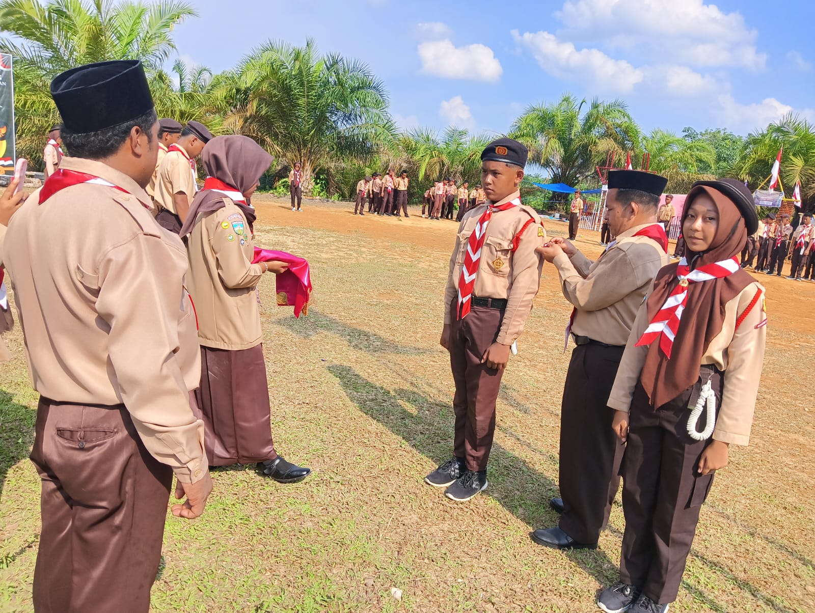Pelantikan Penggalang Ramu di MTSN 6 Merangin