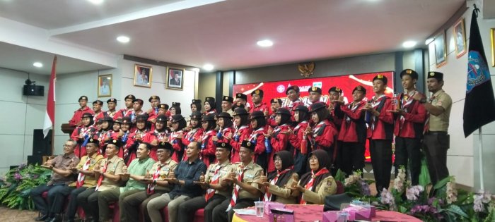 Muhammad Lutfi siswa MTsN 6 Merangin Wakili Merangin di Jambore Daerah Jambi 2026